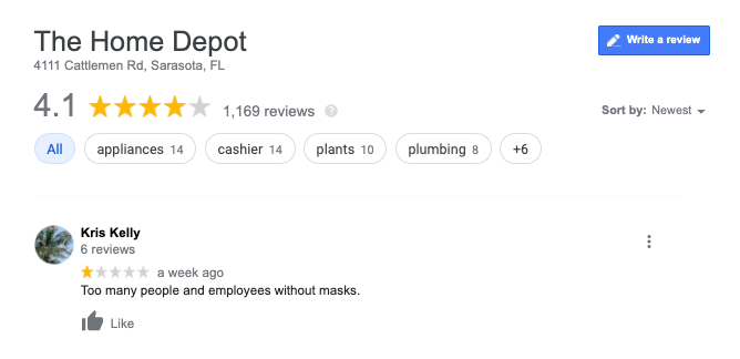 Store Reviews