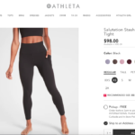 Athleta review marketing example