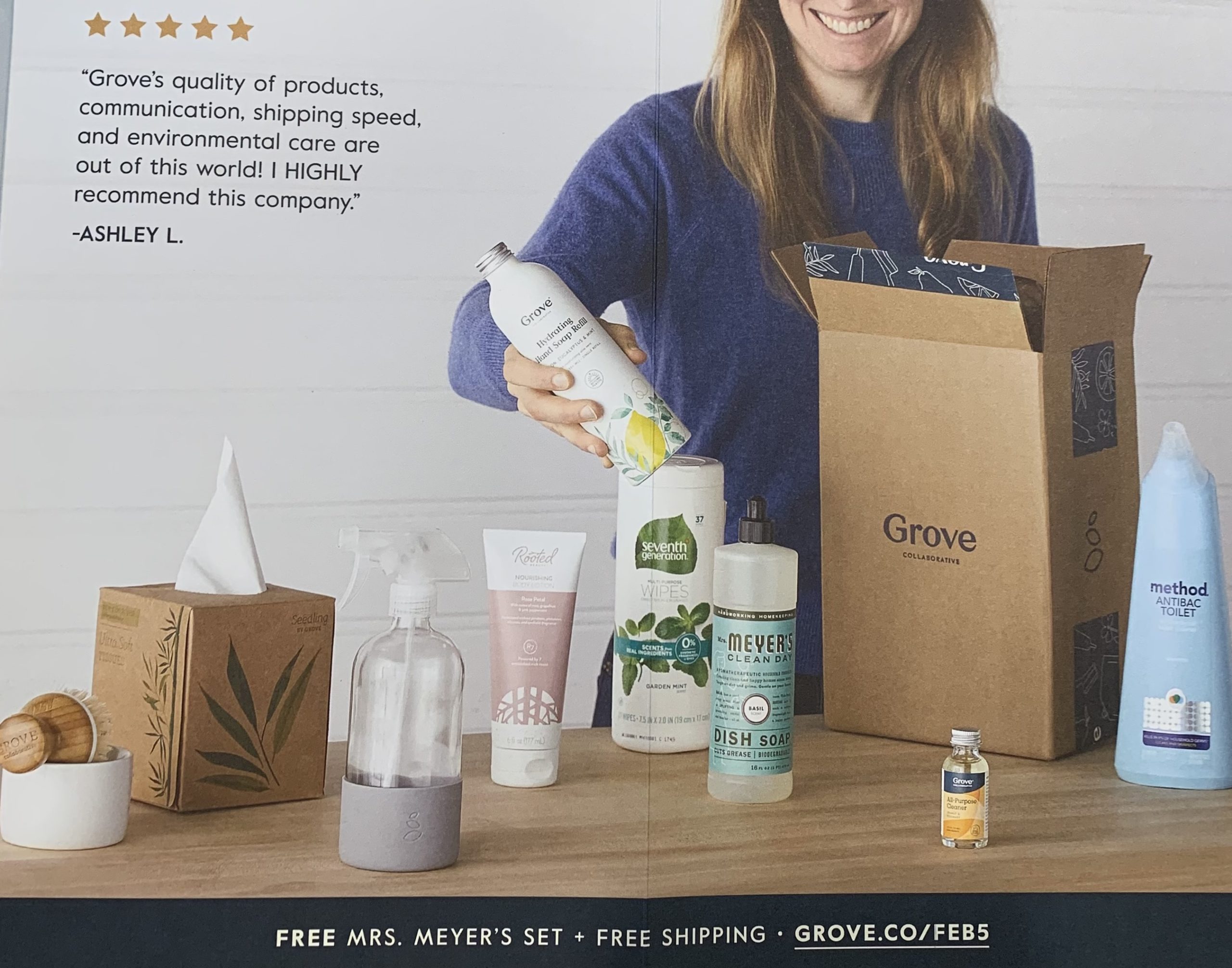 Grove reviews in print advertising