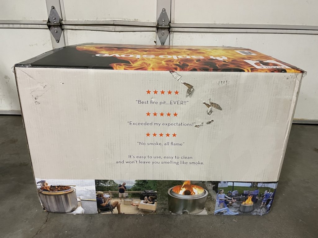 Solo Stove Reviews on Packaging