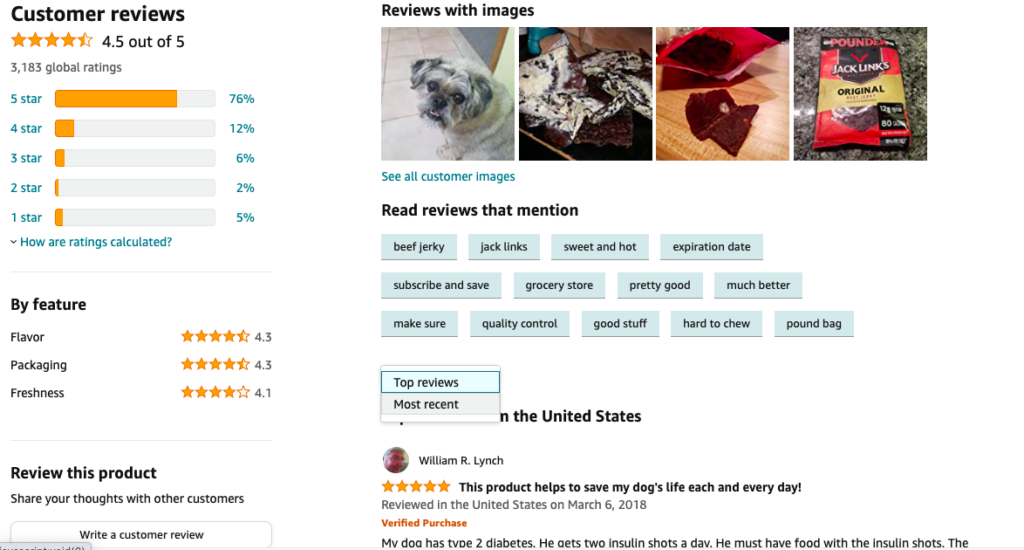 top reviews