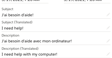 Salesforce Case Translation