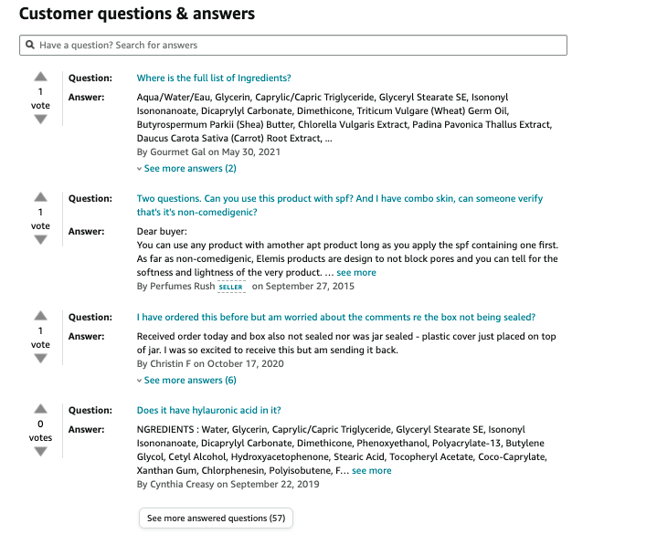 Customer Questions and Answers
