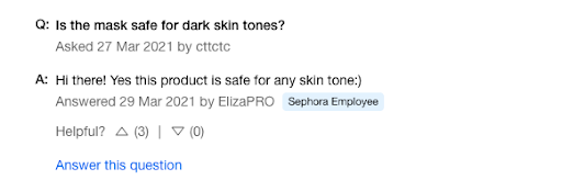 Sephora Q&A