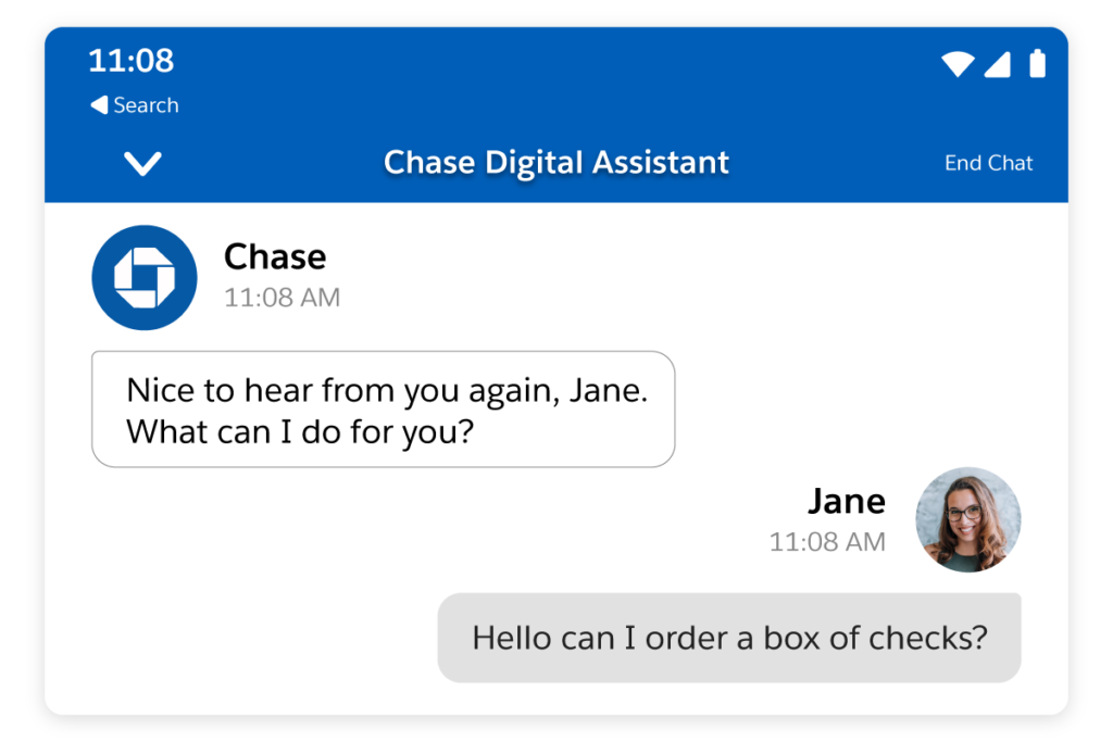 Chase Digital Agent Chat